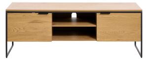 TV omarica v hrastovem dekorju v naravni barvi 155x55x45 cm Cesura – Unique Furniture
