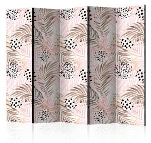 PARAVAN 225/172/3 cm bela, pink