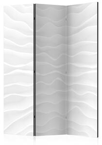 PARAVAN 135/172/3 cm bela, svetlo siva