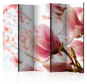 PARAVAN 225/172/3 cm bela, pink