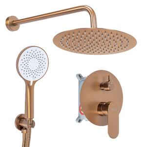 Komplet za tuširanje za vgradnjo Rea Drop Brush Copper + BOX