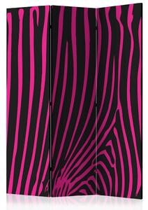 PARAVAN 135/172/3 cm črna, pink
