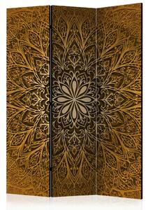 PARAVAN 135/172/3 cm rjava, zlate barve