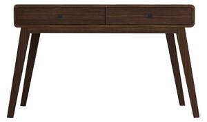 Pisalna miza v orehovem dekorju 50x120 cm Cassie – Støraa