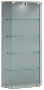 MID.YOU Vitrina Benila L, Srebrna