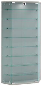 MID.YOU Vitrina Benila Xl, Srebrna