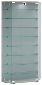 MID.YOU Vitrina Cenila Xl, Srebrna
