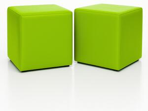 Sedežna vreča stol kocka limeta EMI