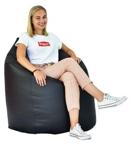 Sedežna vreča hruškasto črna EMI