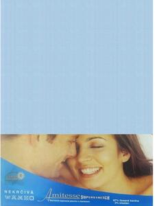 Svetlo modra superstretch posteljnina, Ponjava 90 (100)x200