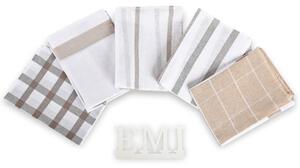 Kuhinjske krpe Dinner brown Mix 3 kos EMI