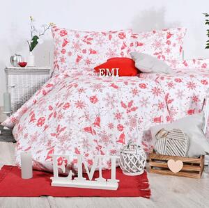 BOŽIČNA BOMBAŽNA POSTELJNINA WINTER EMI, Podaljšan enojni posteljni set vsebuje 1x 140x220 + 1x 70x90
