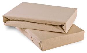 Posteljna rjuha cappuccino jersey EMI, Otroška rjuha 60x120