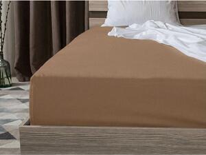 Jersey rjuha HIGHFIT rjava 90 x 200 cm