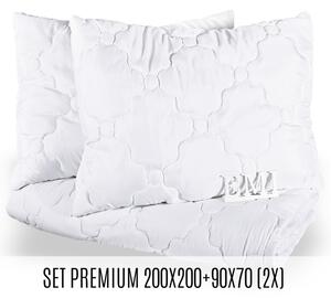 Premium zakonska odeja in vzglavnik 200x200 + 90x70 (2x) EMI