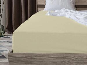 Jersey rjuha HIGHFIT kremna 90 x 200 cm