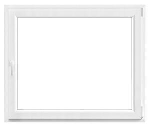 PVC okno (120 x 100 cm, Smer odpiranja: Desno, Bela)