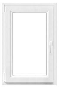 PVC okno (60 x 90 cm, Smer odpiranja: Levo, Bela)