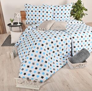 Otroška posteljnina Stars blue EMI, Otroški set 90x130 + 45x65