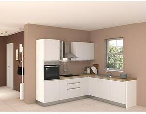 Marinelli Cucine Predsestavljena kotna kuhinja Luce (Š x G: 250 x 225 cm, Z električnimi napravami, Umivalnik desno)