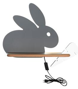 Siva otroška svetilka Rabbit – Candellux Lighting