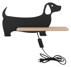 Črna otroška svetilka Dog – Candellux Lighting