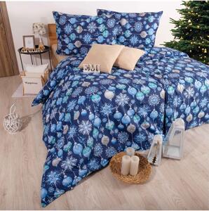 Božična bombažna posteljnina Magic blue EMI