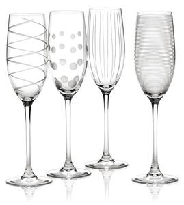 Set 4 kozarcev za šampanjec Mikasa Cheers, 250 ml