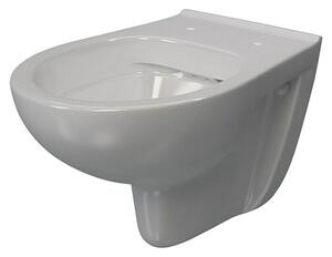 Stenski WC (Izpiranje brez roba, Oblika splakovanja: Globok, Položaj straniščne odprtine: Vodoravno)