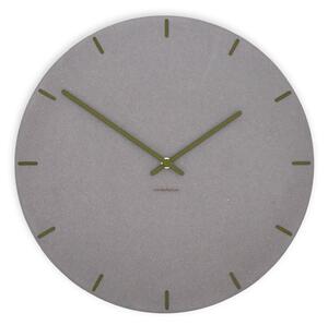Stenska ura Luxhora Pura Circ Light Grey 11 barv kazalcev