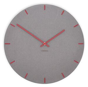 Stenska ura Luxhora Pura Circ Light Grey 11 barv kazalcev