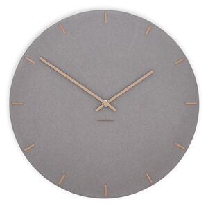 Stenska ura Luxhora Pura Circ Light Grey 11 barv kazalcev