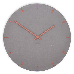 Stenska ura Luxhora Pura Circ Light Grey 11 barv kazalcev
