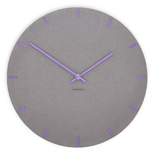 Stenska ura Luxhora Pura Circ Light Grey 11 barv kazalcev