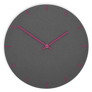 Stenska ura Luxhora Pura Circ Black 11 barv kazalcev