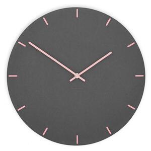 Stenska ura Luxhora Pura Circ Black 11 barv kazalcev