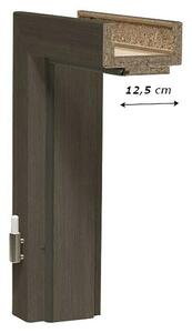 GetaDoor Aperto Podboj za vrata Cappuccino GA44 (750 x 2.000 mm, Debelina stene: 12,5 cm, Smer odpiranja: Levo, Sivorjava/Cappucino grey)