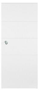 Doornite Lesena drsna vrata Quatro (Š x V: 750 x 2.000 mm, Bela)