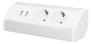 Vtičnica z USB priključkom (3.680 W, Število vtičnic Schuko: 2 kos)