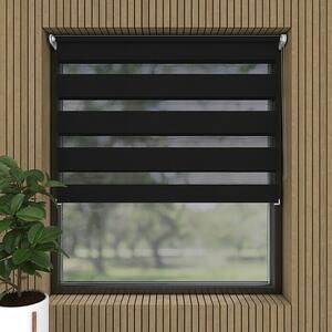 Dvojni rolo Basic (Š x V: 100 x 150 cm, Črne barve)