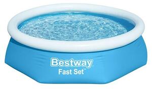 Bestway Napihljiv bazen Fast set (Ø x V: 244 x 61 cm, 1.880 l)