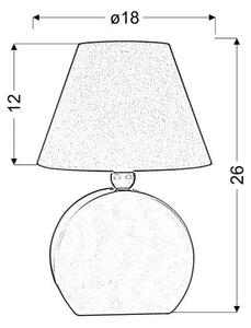 Modra otroška svetilka ø 18 cm Ofelia – Candellux Lighting