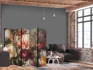 Paravan - Blooming Peonies - Charismatic Flowers Bathed in Sunlight