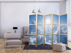 Japanski paravan - Heavenly Calm: Warm Rays of the Sun