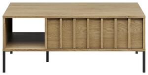 KLUBSKA MIZA, 100/55/40 cm barve hrasta
