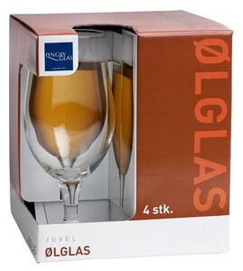 Komplet 4 kozarcev za pivo Lyngby Glas Juvel, 490 ml