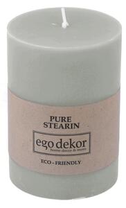 Turkizno modra sveča Eco candles by Ego dekor Friendly, čas gorenja 37 h