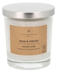 Dišeča sveča čas gorenja 40 h Kras: Aqua & Freesia – Villa Collection