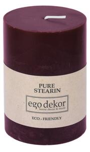 Vinsko rdeča sveča Eco candles by Ego dekor Friendly, čas gorenja 37 h