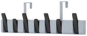 Stenska obešalka PIANO HANGER 45,5x11 cm, sivo-črna